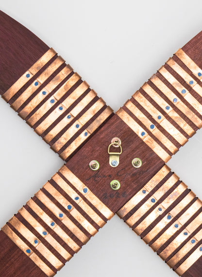 Blue, Silver &amp; Copper Putiputi - Large