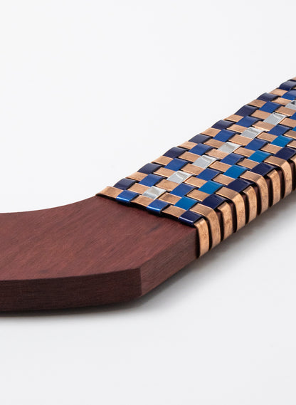 Blue, Silver &amp; Copper Wall Waka