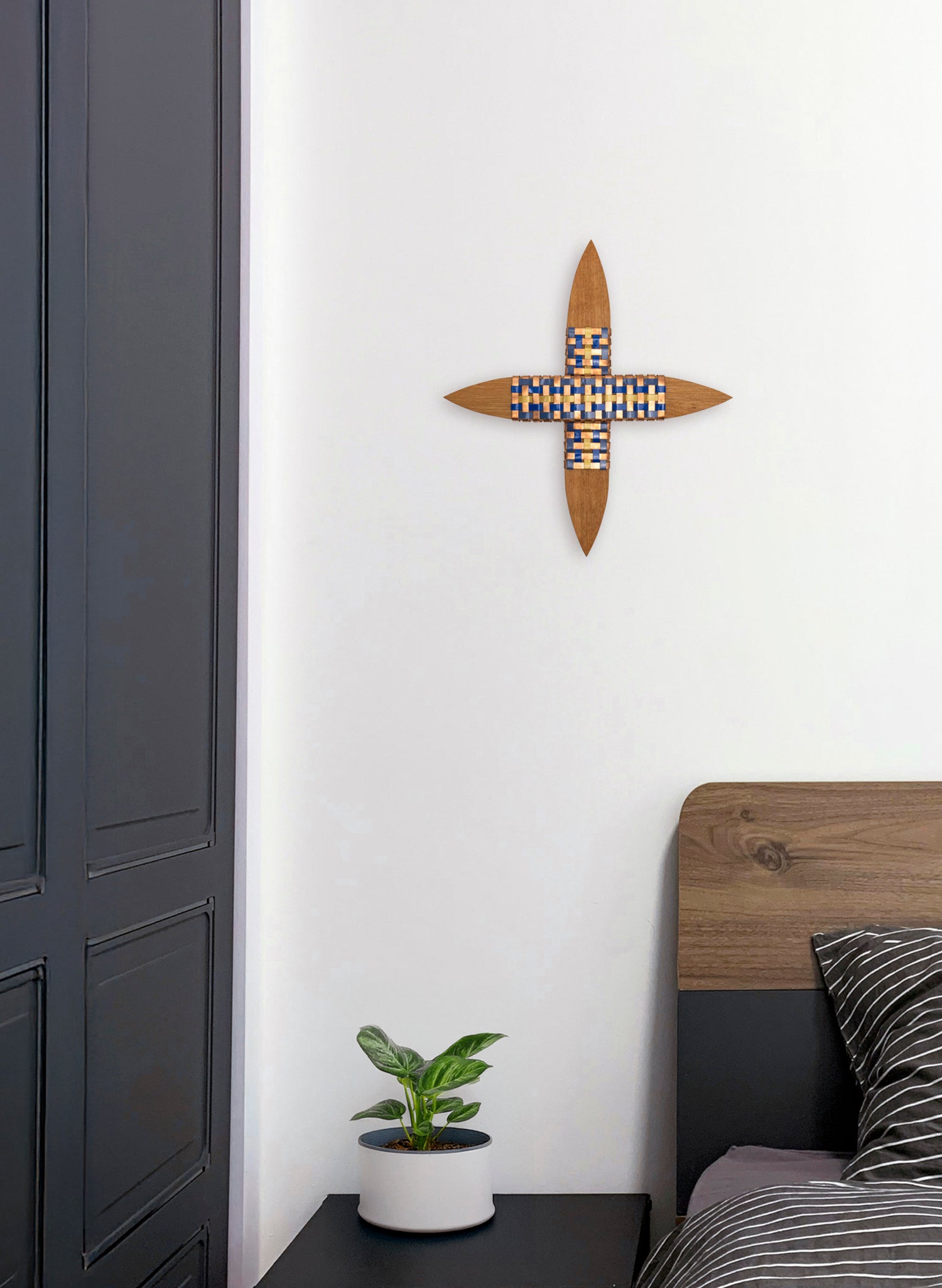 Blue, Gold and Copper Whetu