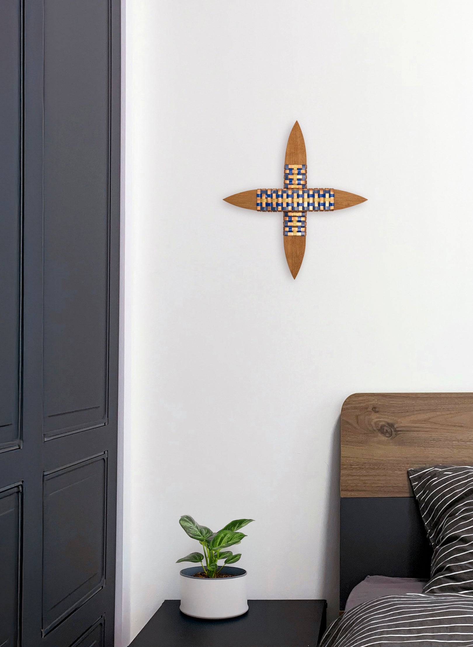 Blue, Gold and Copper Whetu