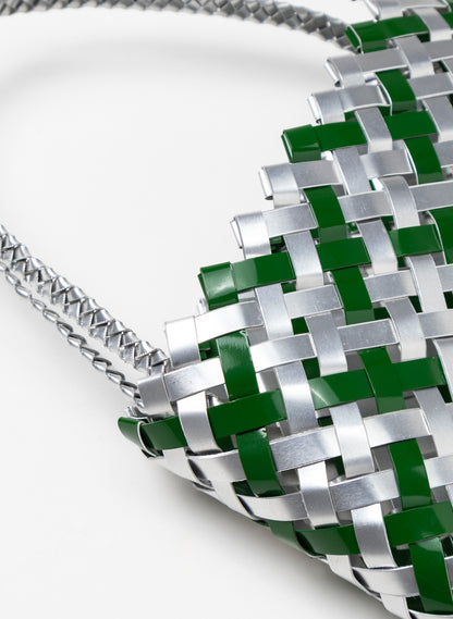 Green and Silver Aluminium Kete (12 End)