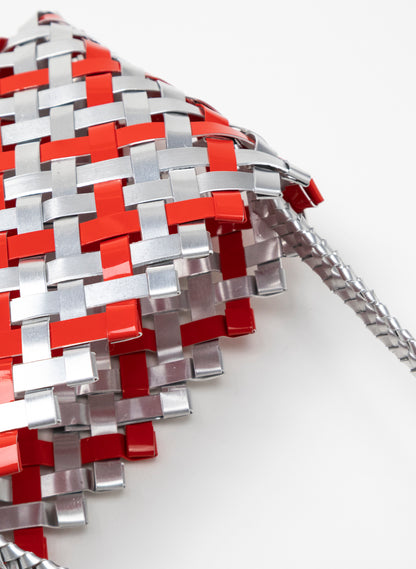 Red and Silver Aluminium Kete (12 End)