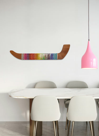 Mahogany Colour Spectrum Wall Waka - Large