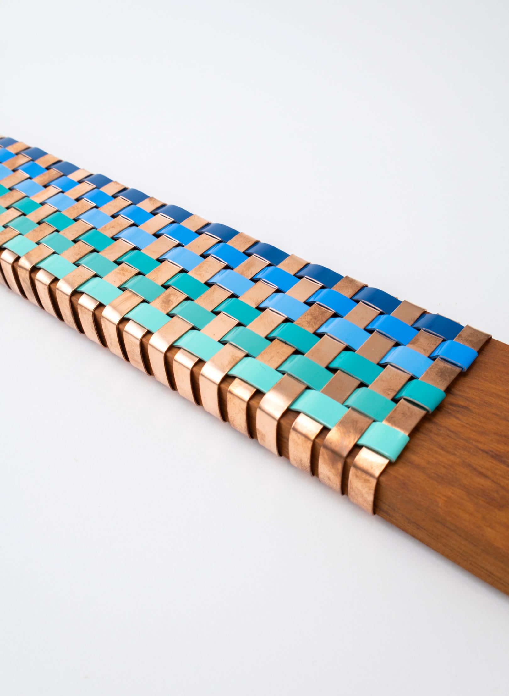 Teals &amp; Copper Wall Waka