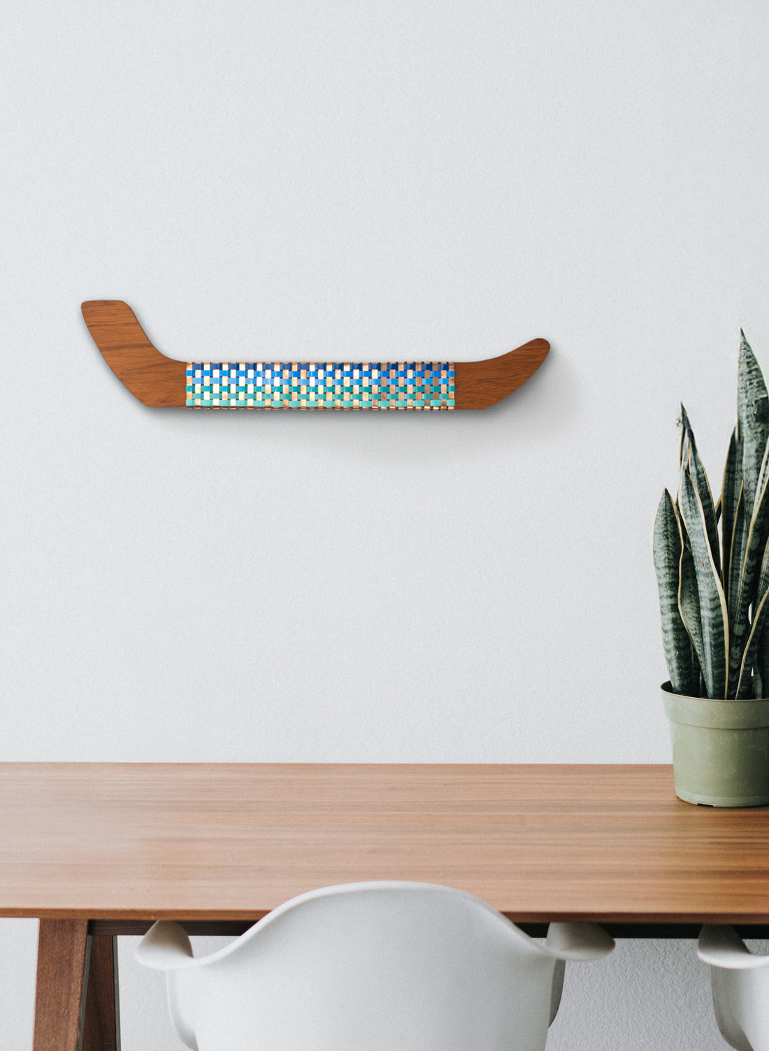 Teals &amp; Copper Wall Waka