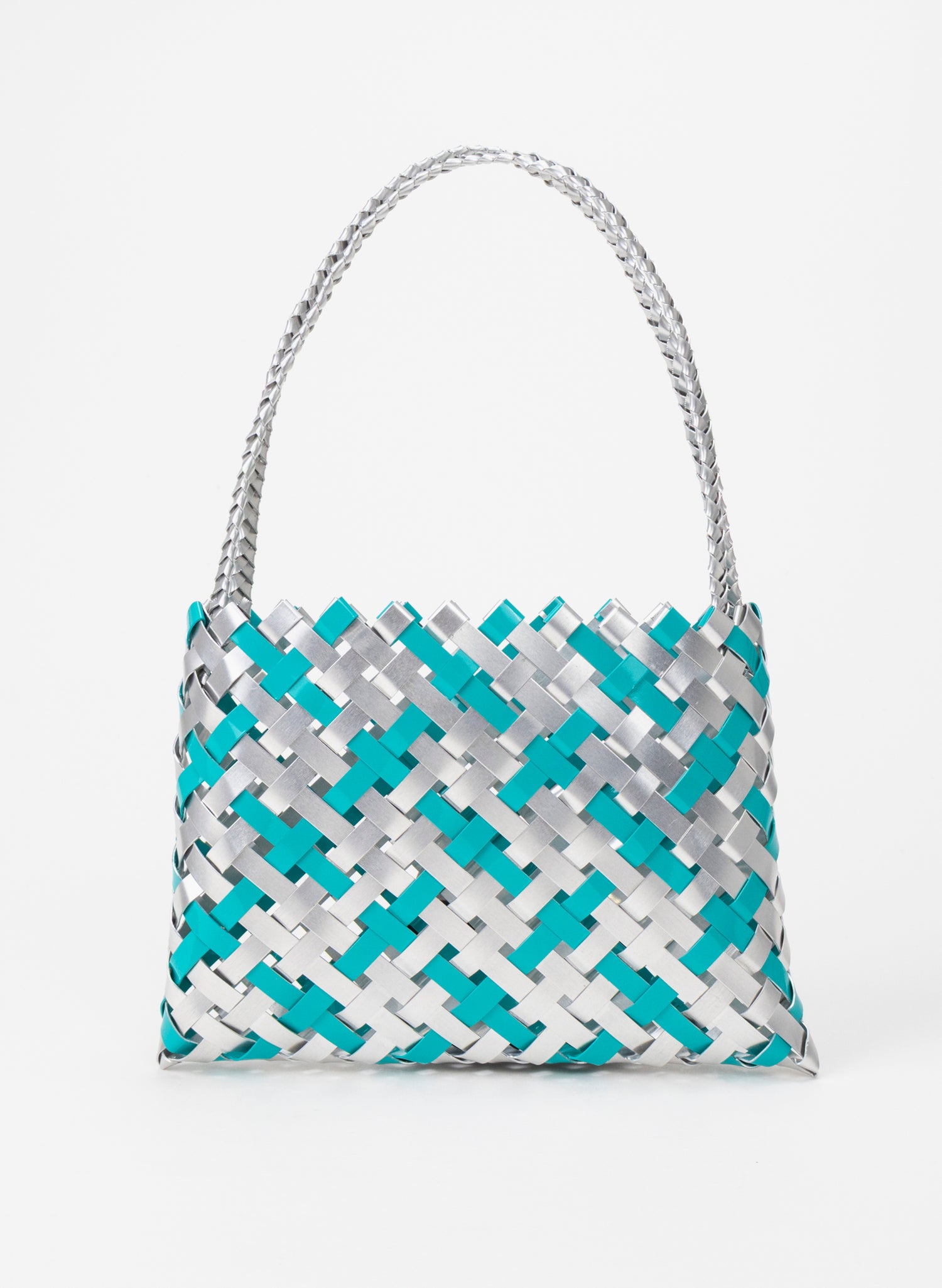Teal and Silver Aluminium Kete (12 End)