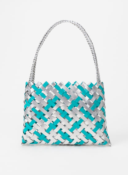 Teal and Silver Aluminium Kete (12 End)