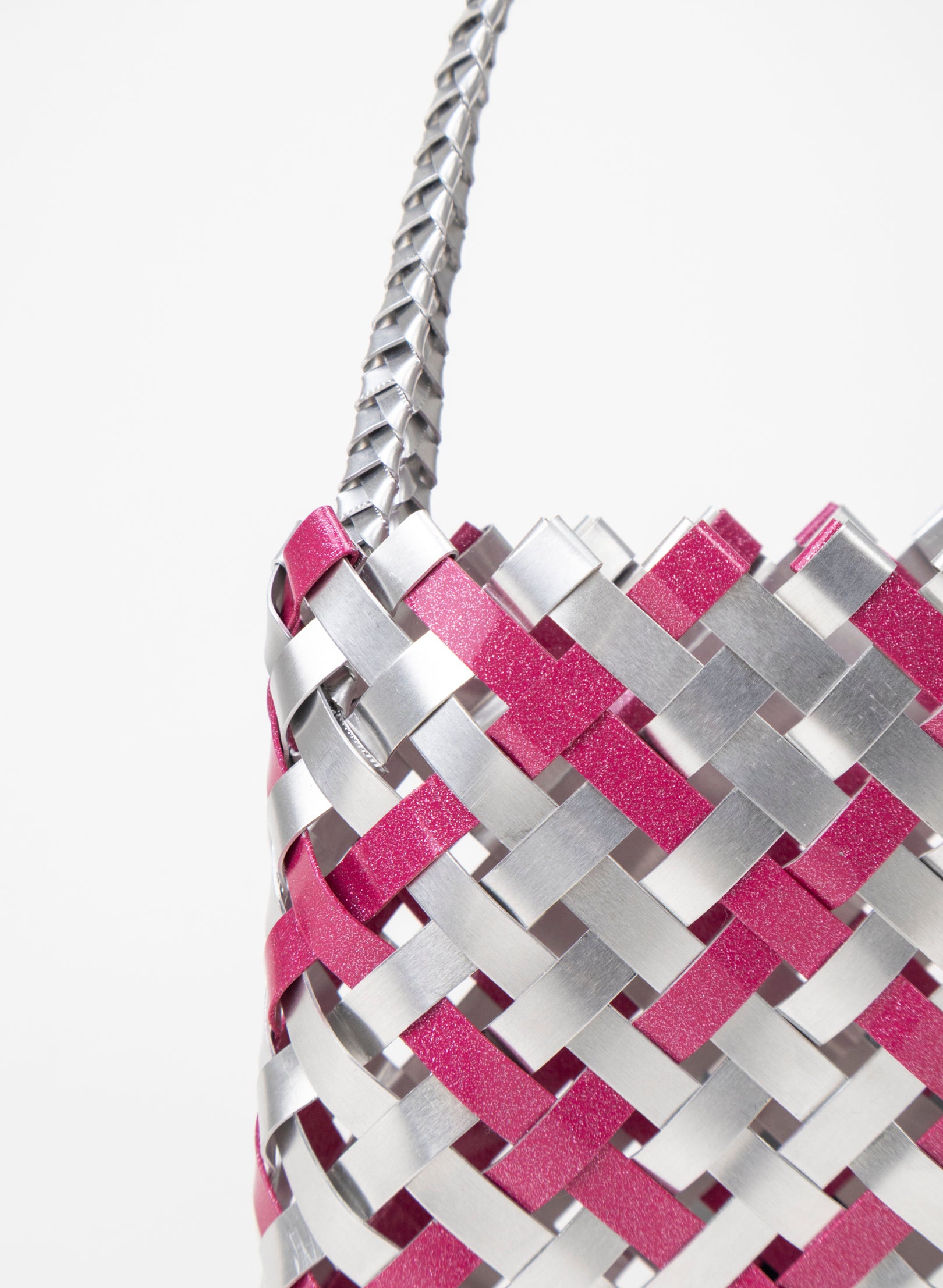 Pink and Silver Aluminium Kete (12 End)