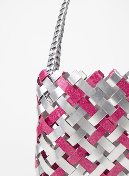 Pink and Silver Aluminium Kete (12 End)
