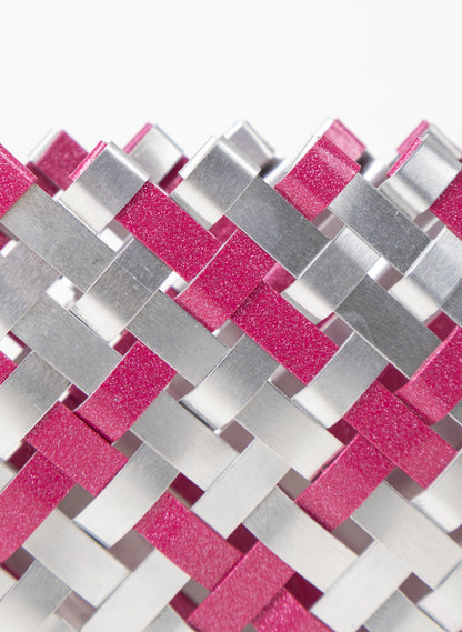 Pink and Silver Aluminium Kete (12 End)