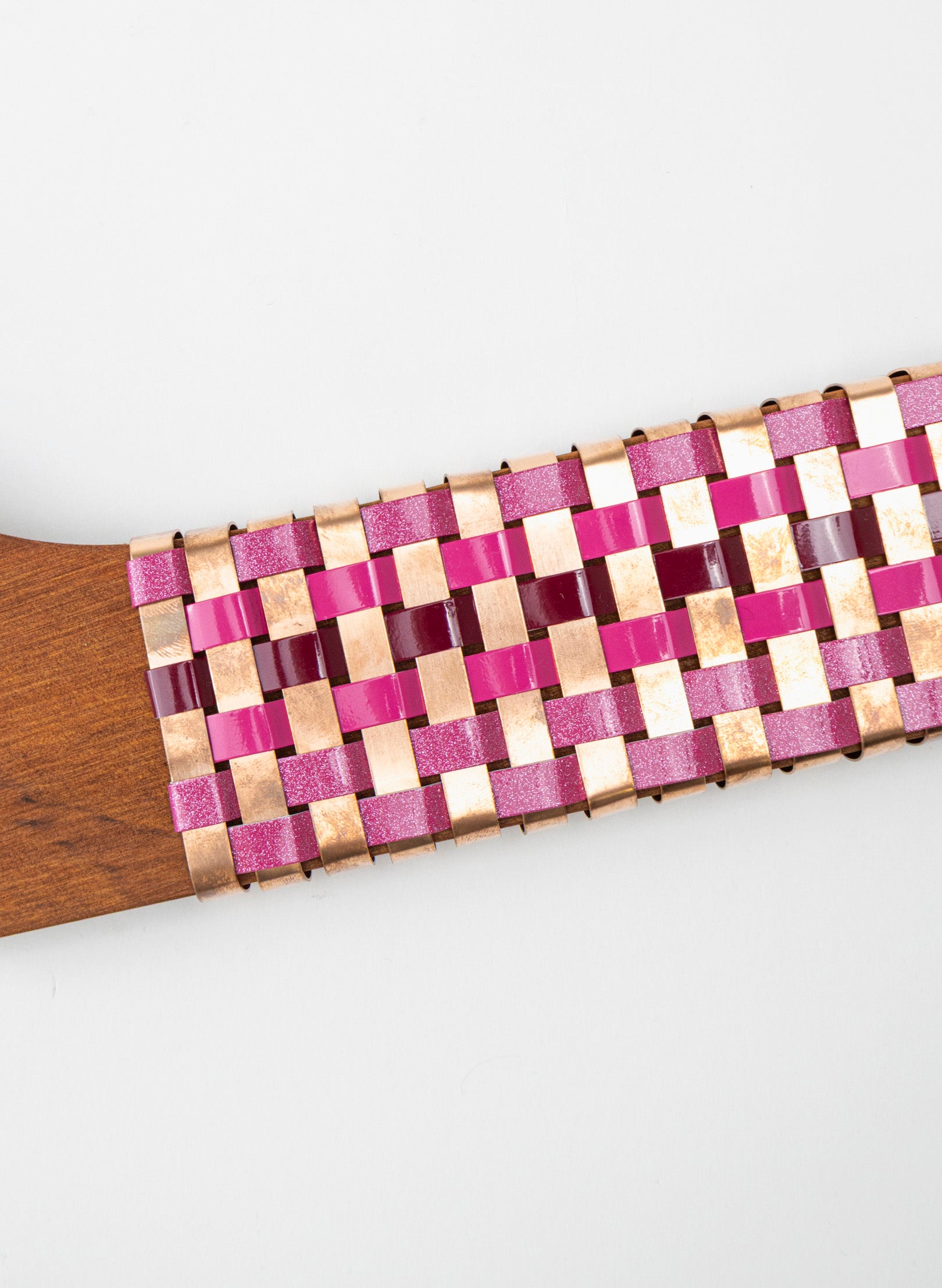 Pink Sparkle &amp; Copper Wall Waka