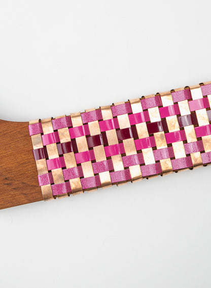 Pink Sparkle &amp; Copper Wall Waka