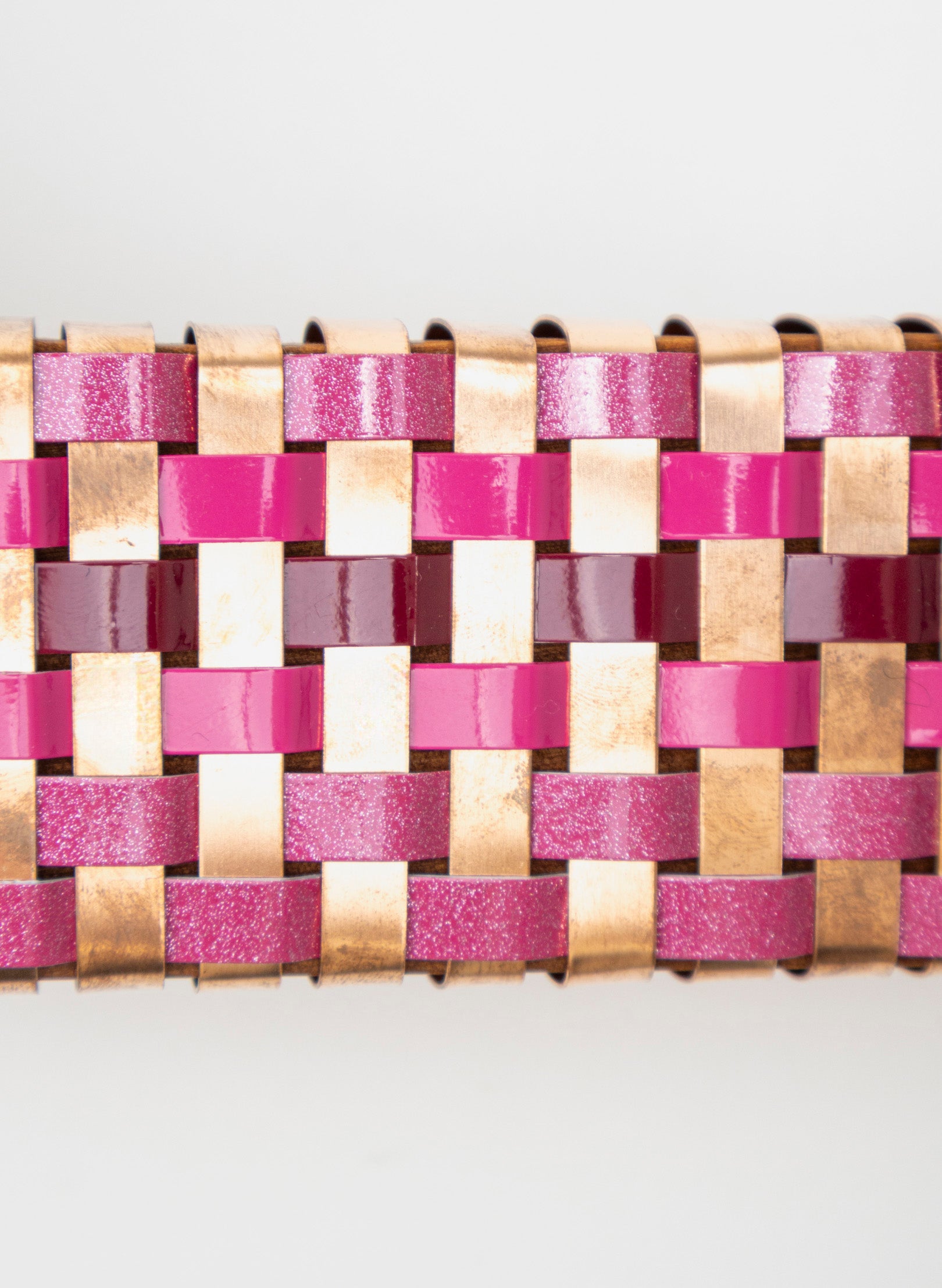 Pink Sparkle &amp; Copper Wall Waka