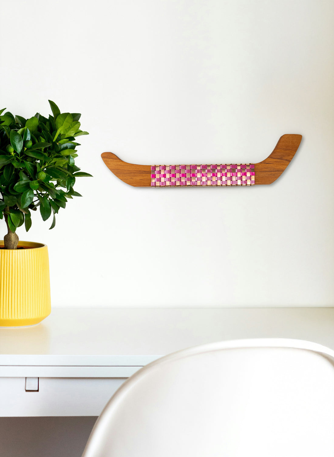 Pink Sparkle &amp; Copper Mini Wall Waka