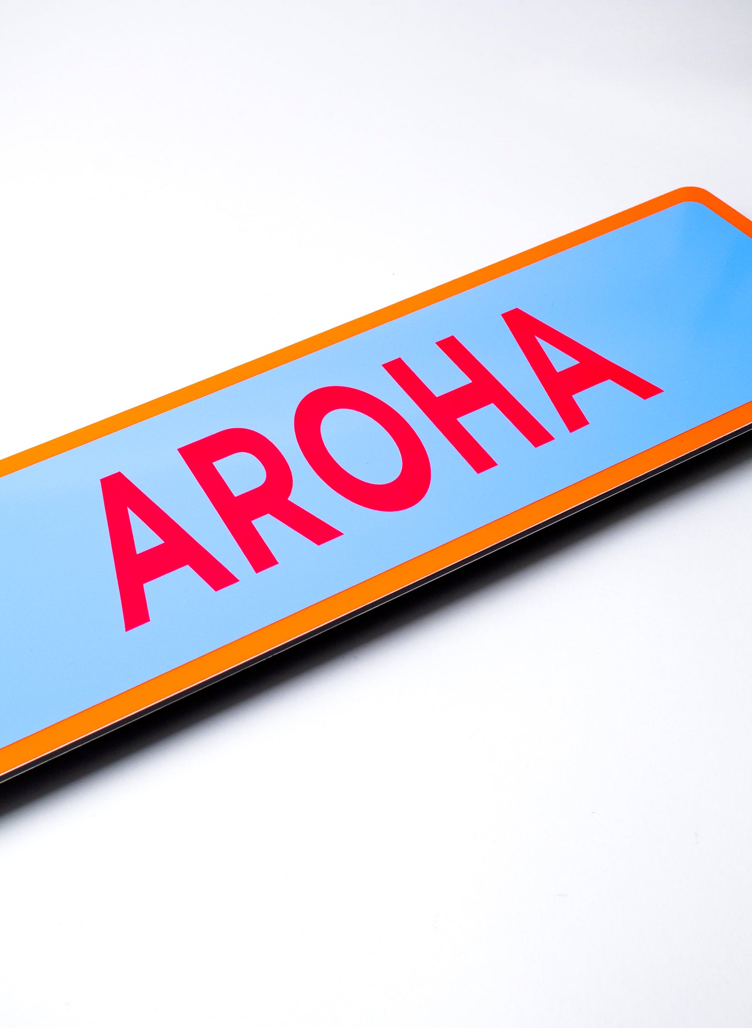 Aroha - Fluro Sign