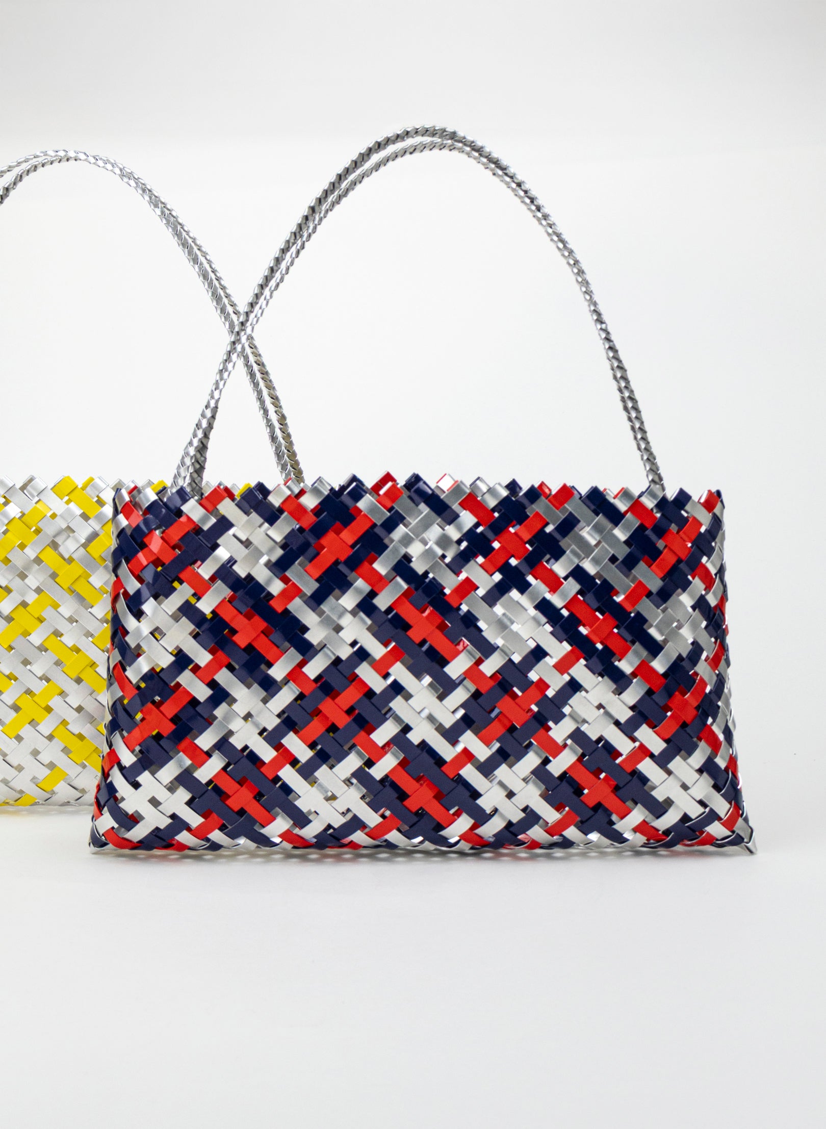 Blue, Red and Silver Aluminium Kete (20 End)