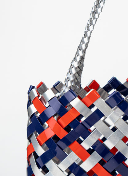 Blue, Red and Silver Aluminium Kete (20 End)