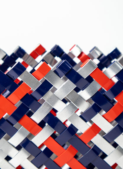 Blue, Red and Silver Aluminium Kete (20 End)
