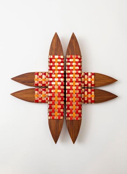 8 Point Whetū Red/Orange