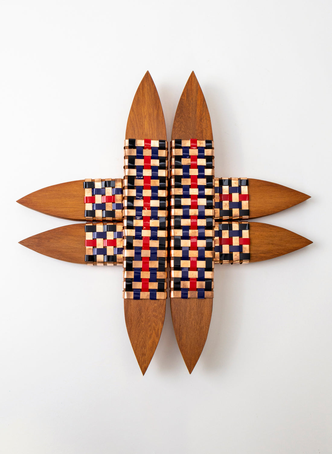8 Point Whetū Red, Black, Blue