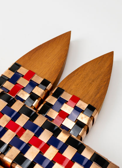 8 Point Whetū Red, Black, Blue