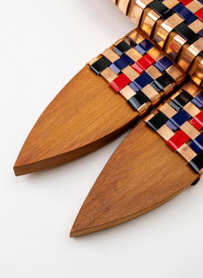 8 Point Whetū Red, Black, Blue