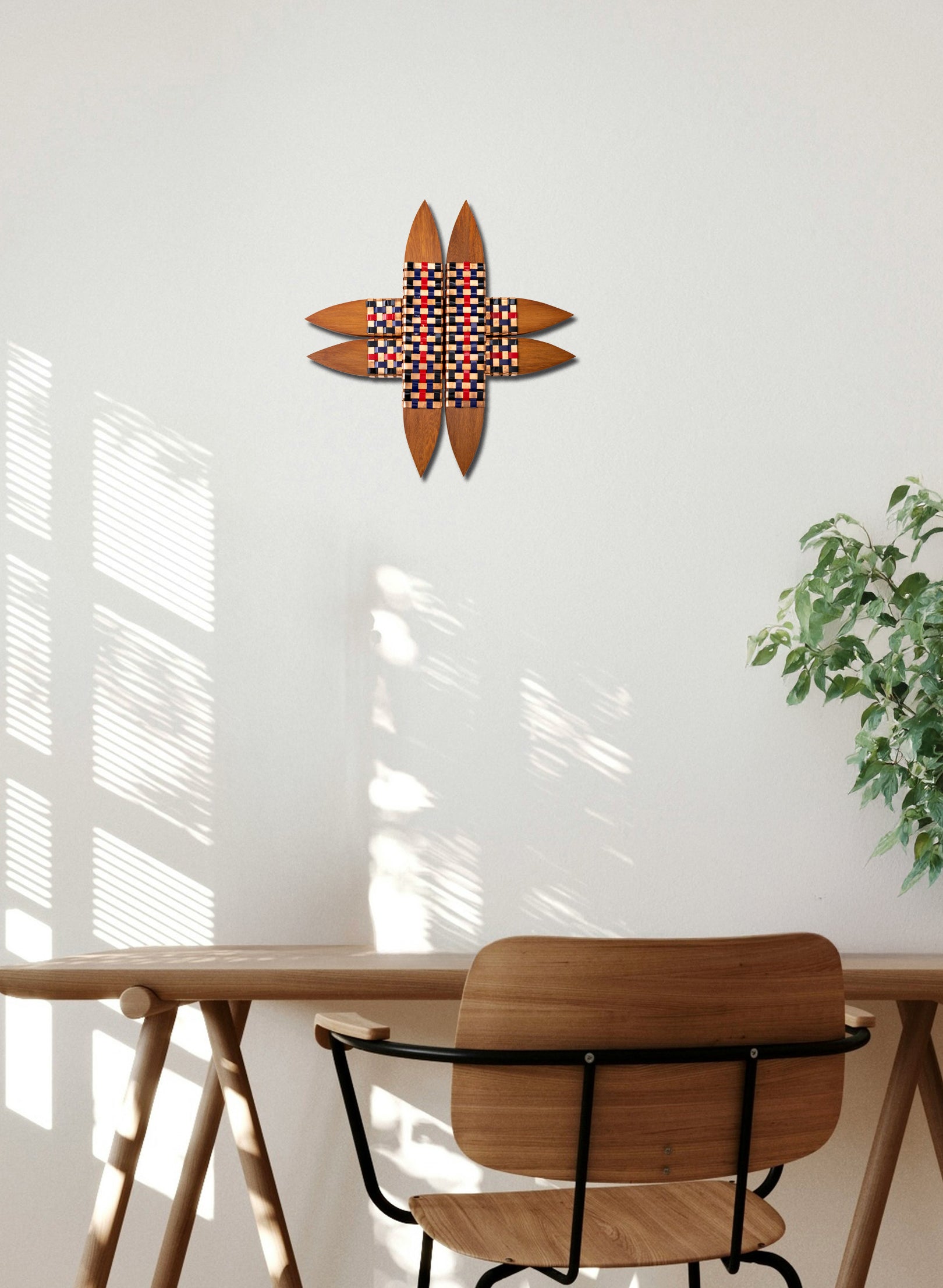 8 Point Whetū Red, Black, Blue