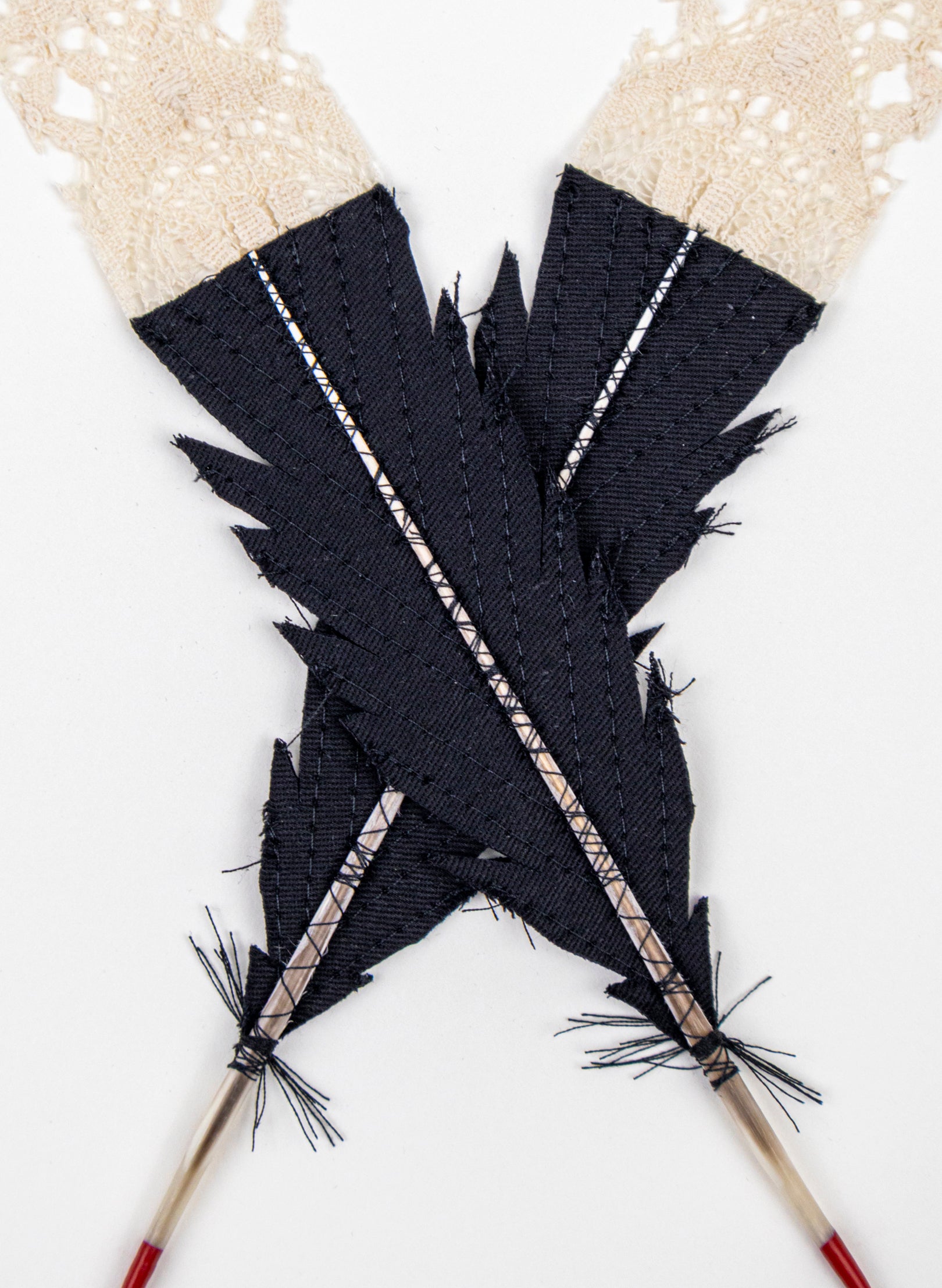Small X Huia Feathers Framed