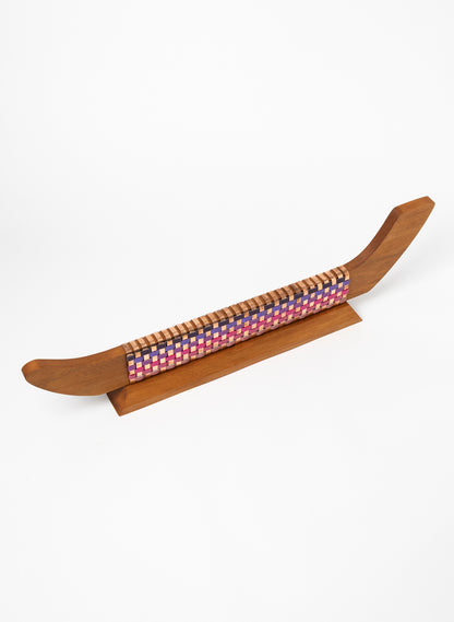 Pink and Purple Copper Waka on Plinth