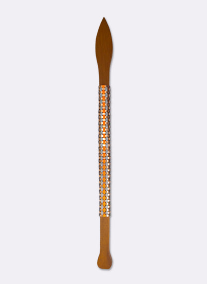 Orange, Grey and Copper Taiaha
