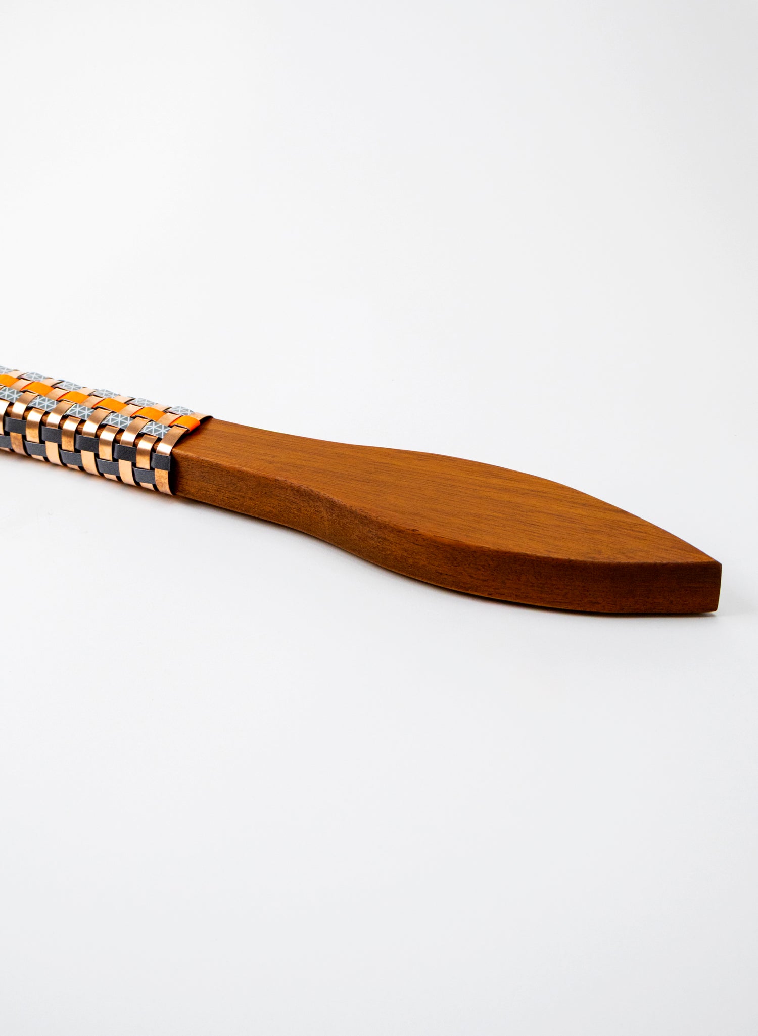 Orange, Grey and Copper Taiaha