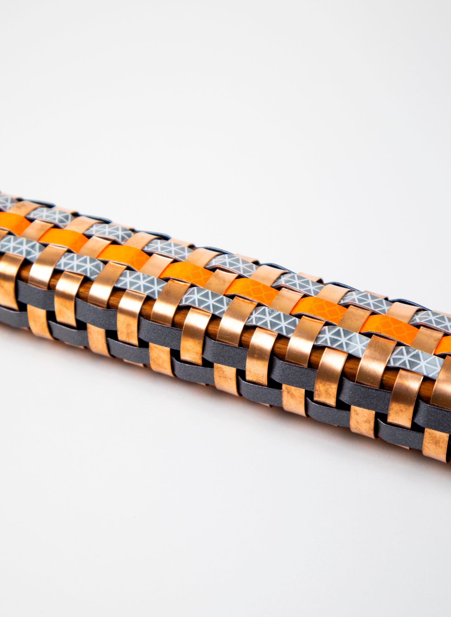 Orange, Grey and Copper Taiaha