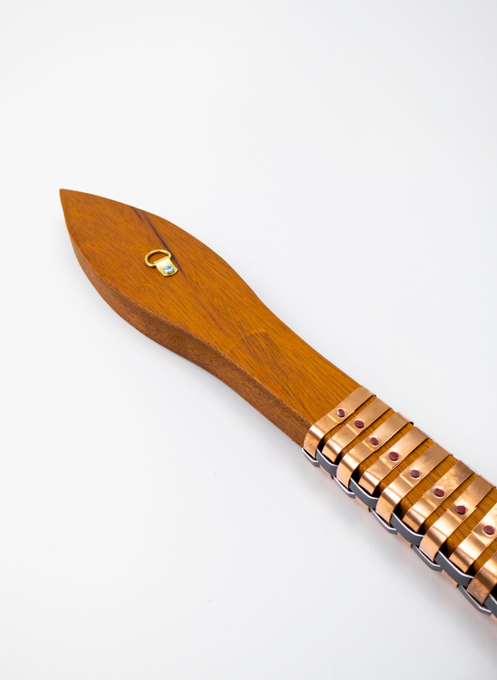 Orange, Grey and Copper Taiaha