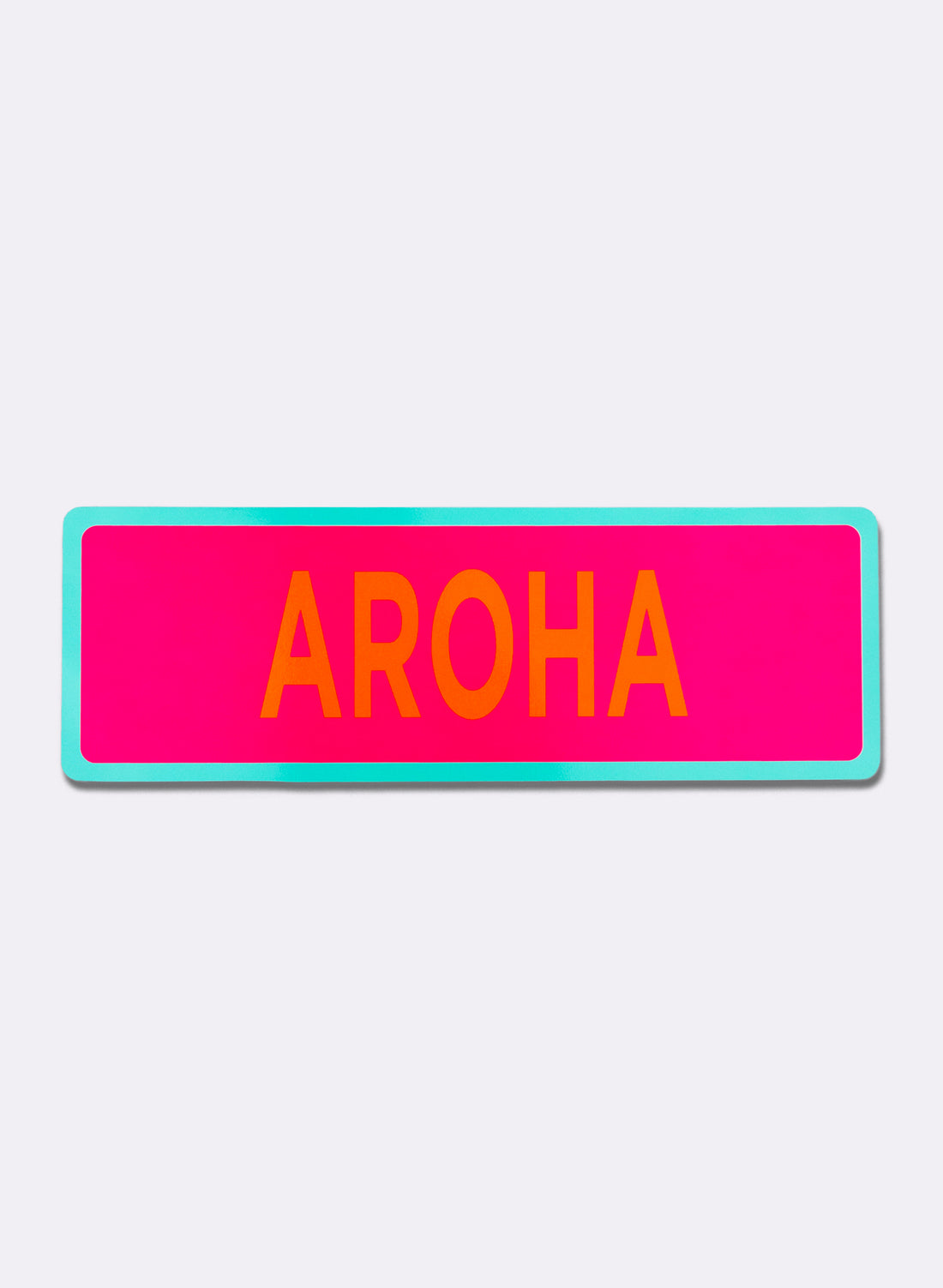 Aroha Sign - Fluro Sign