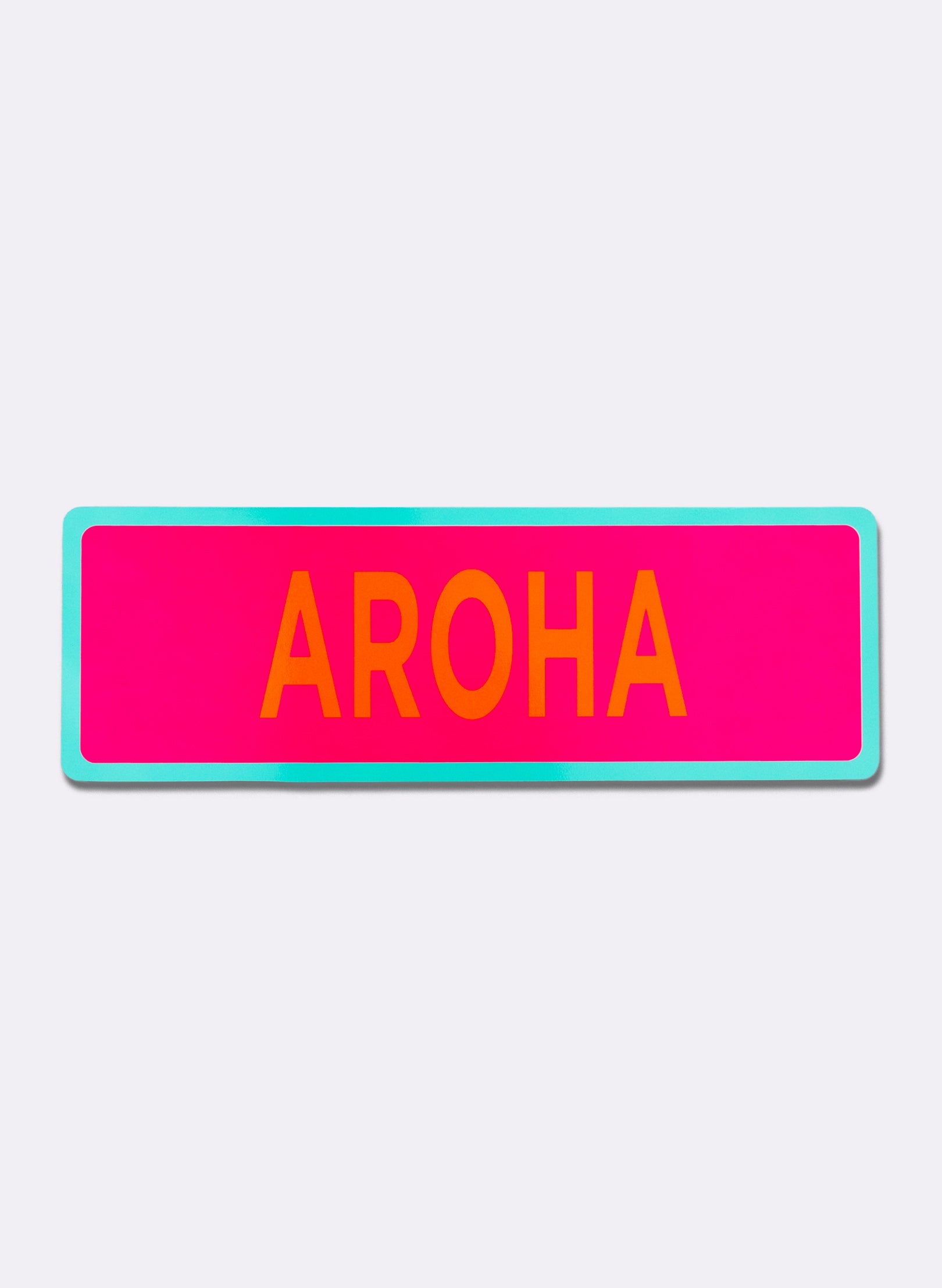 Aroha Sign - Fluro Sign