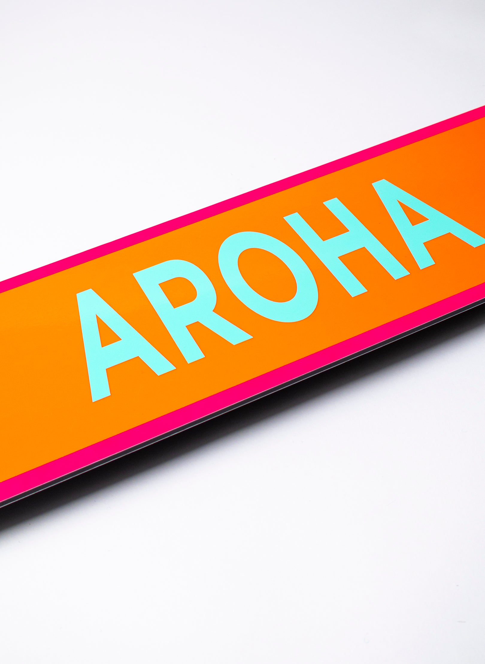 Aroha Sign - Fluro Sign