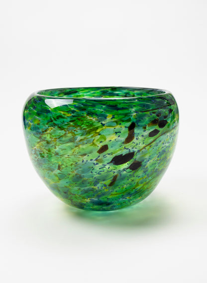 Greenstone Glass Boulder Bowl