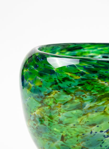 Greenstone Glass Boulder Bowl