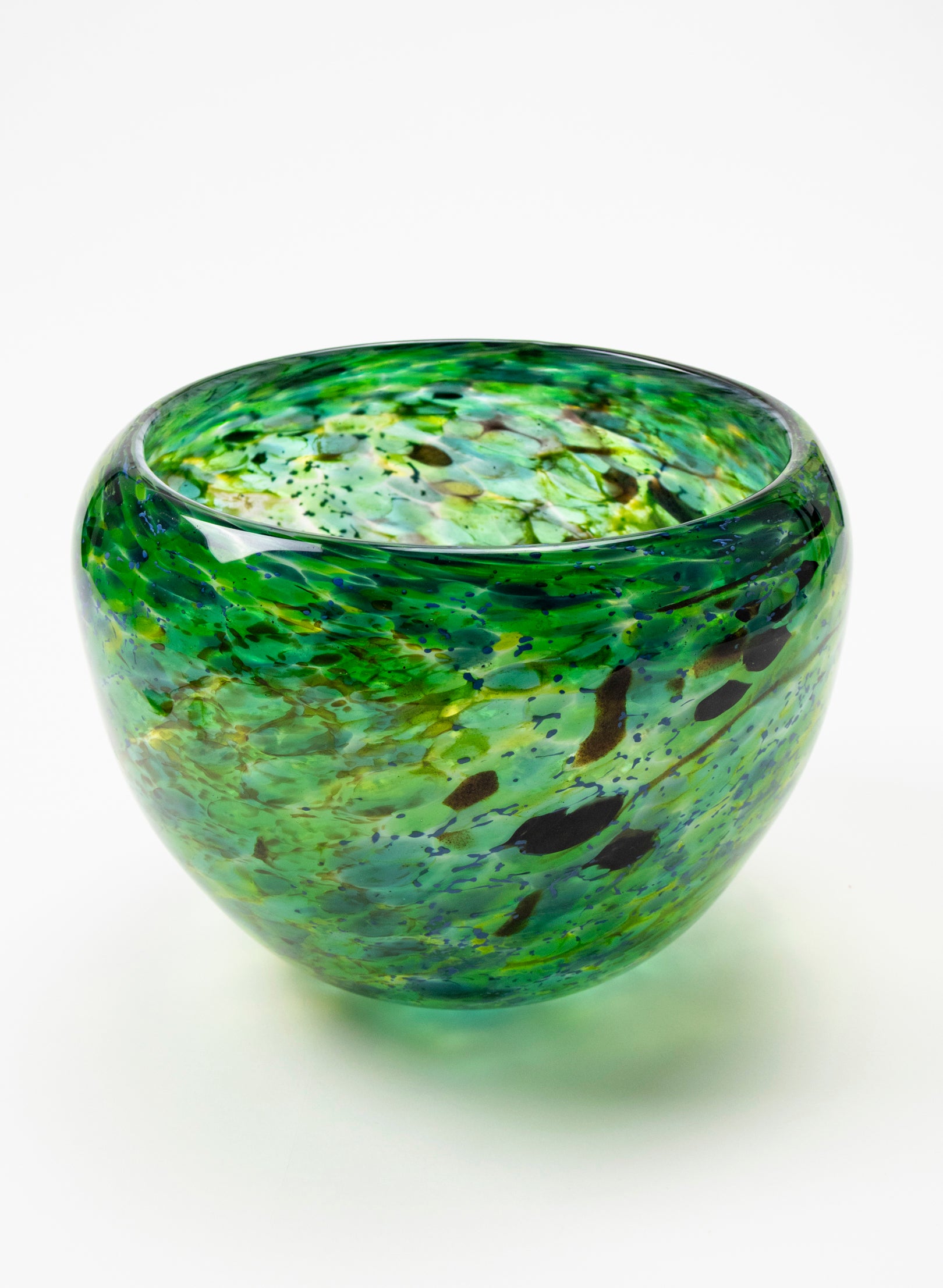 Greenstone Glass Boulder Bowl