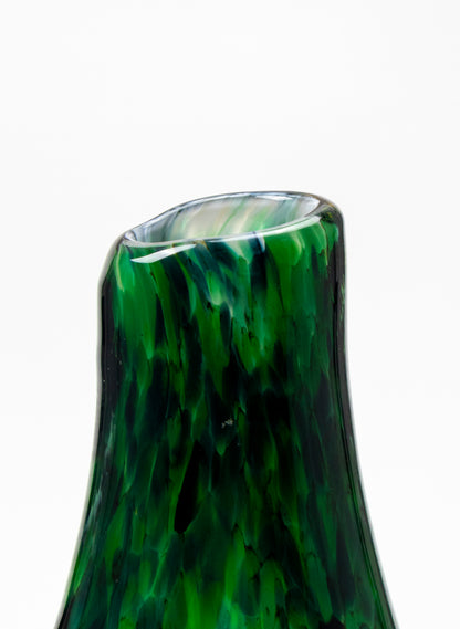 Tall Conical Form Greenstone Vase