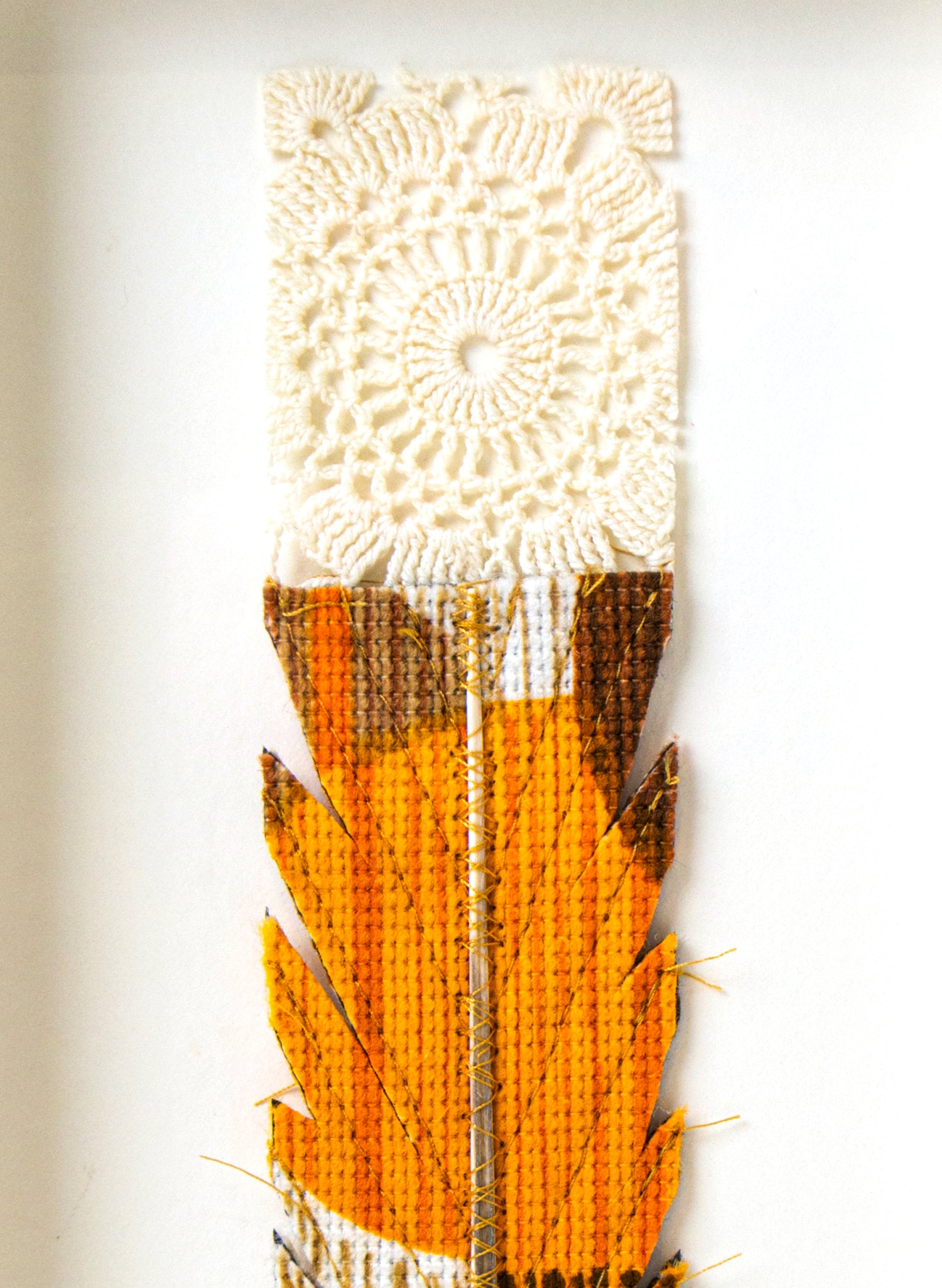 Single Huia Feather Framed