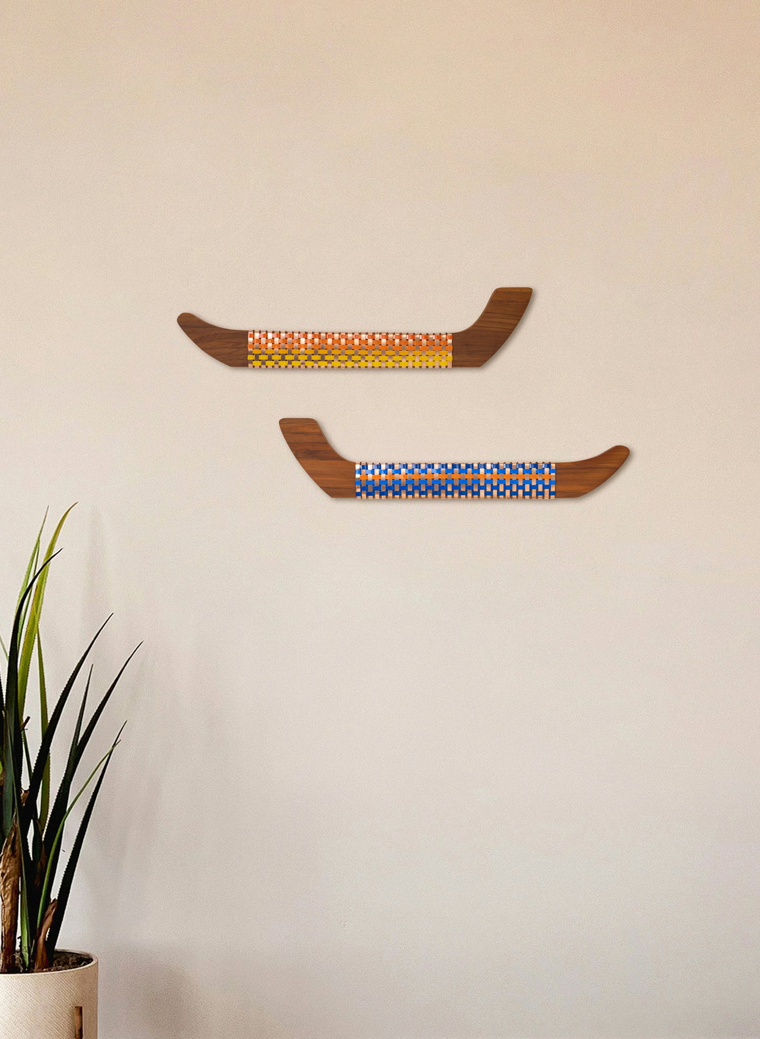 Orange, Yellow &amp; Copper Wall Waka