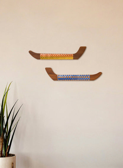 Orange, Yellow &amp; Copper Wall Waka