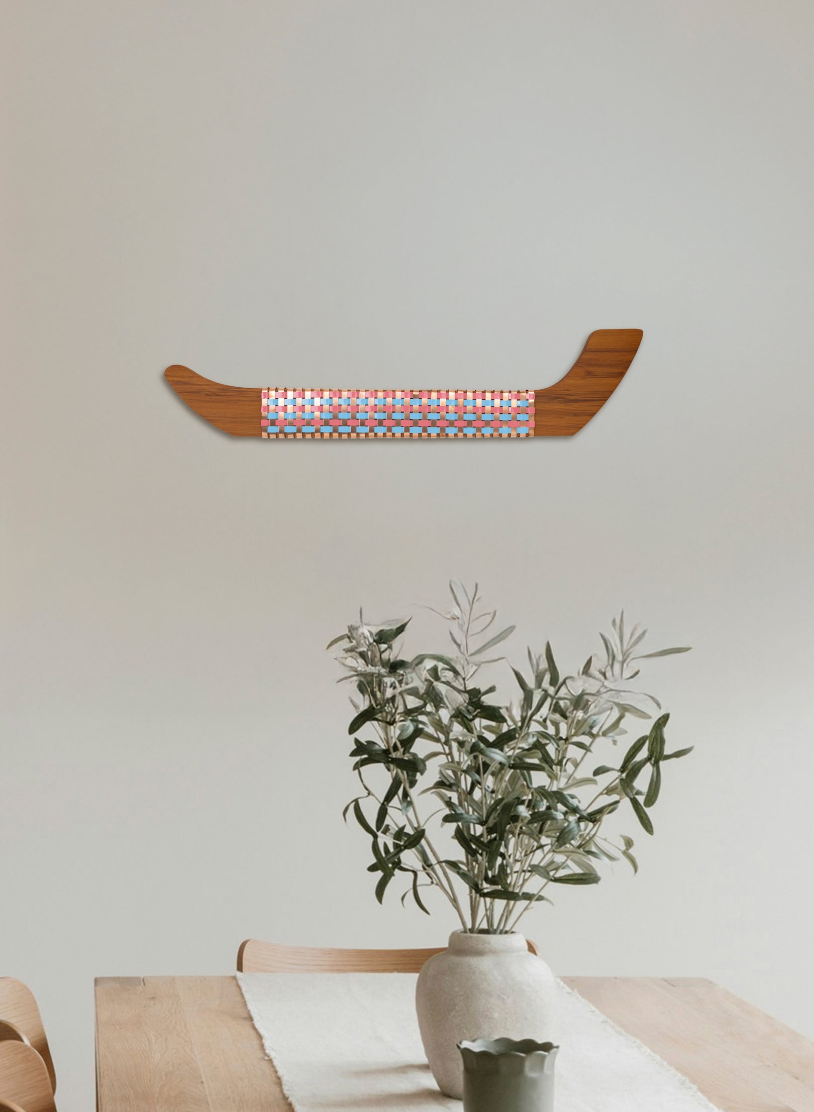 Baby Pink, Blue &amp; Copper Wall Waka