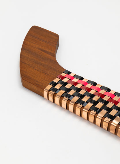 Hot Pink, Red, Black &amp; Copper Wall Waka
