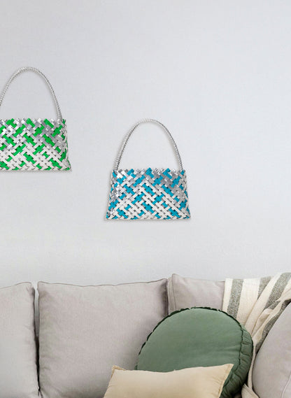 Teal and Silver Aluminium Kete (14 End)