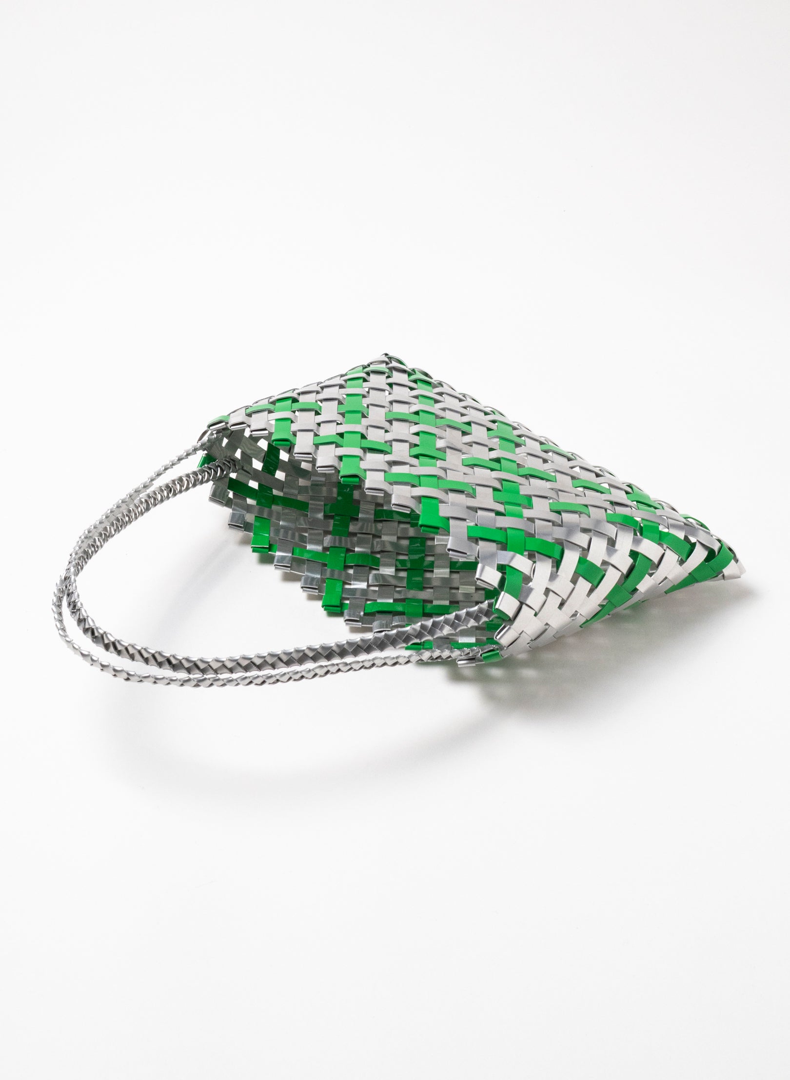Green and Silver Aluminium Kete (14 End)