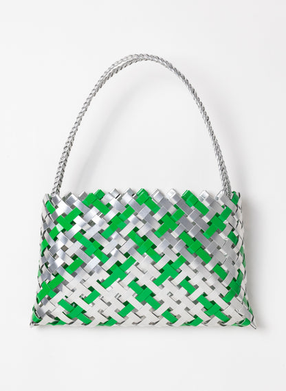 Green and Silver Aluminium Kete (14 End)