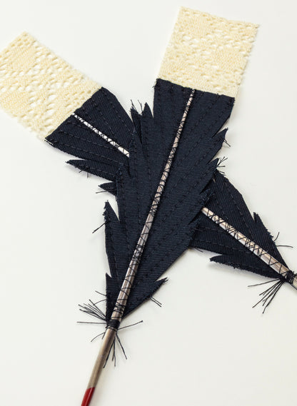 Small X Huia Feathers Framed