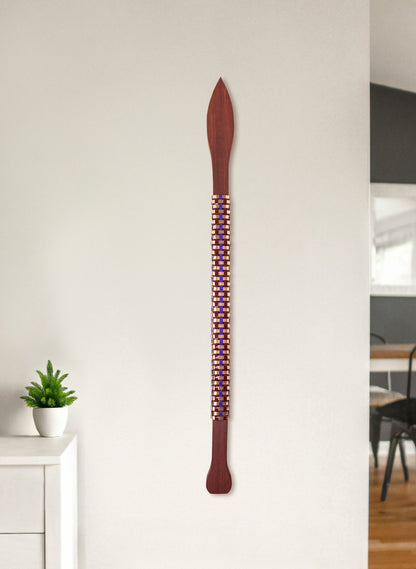 Plum, Purple and Copper Taiaha